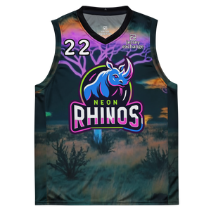 Ready to Order - Neon Rhinos Jersey Design