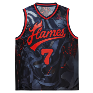 Custom Jersey - Flames Design