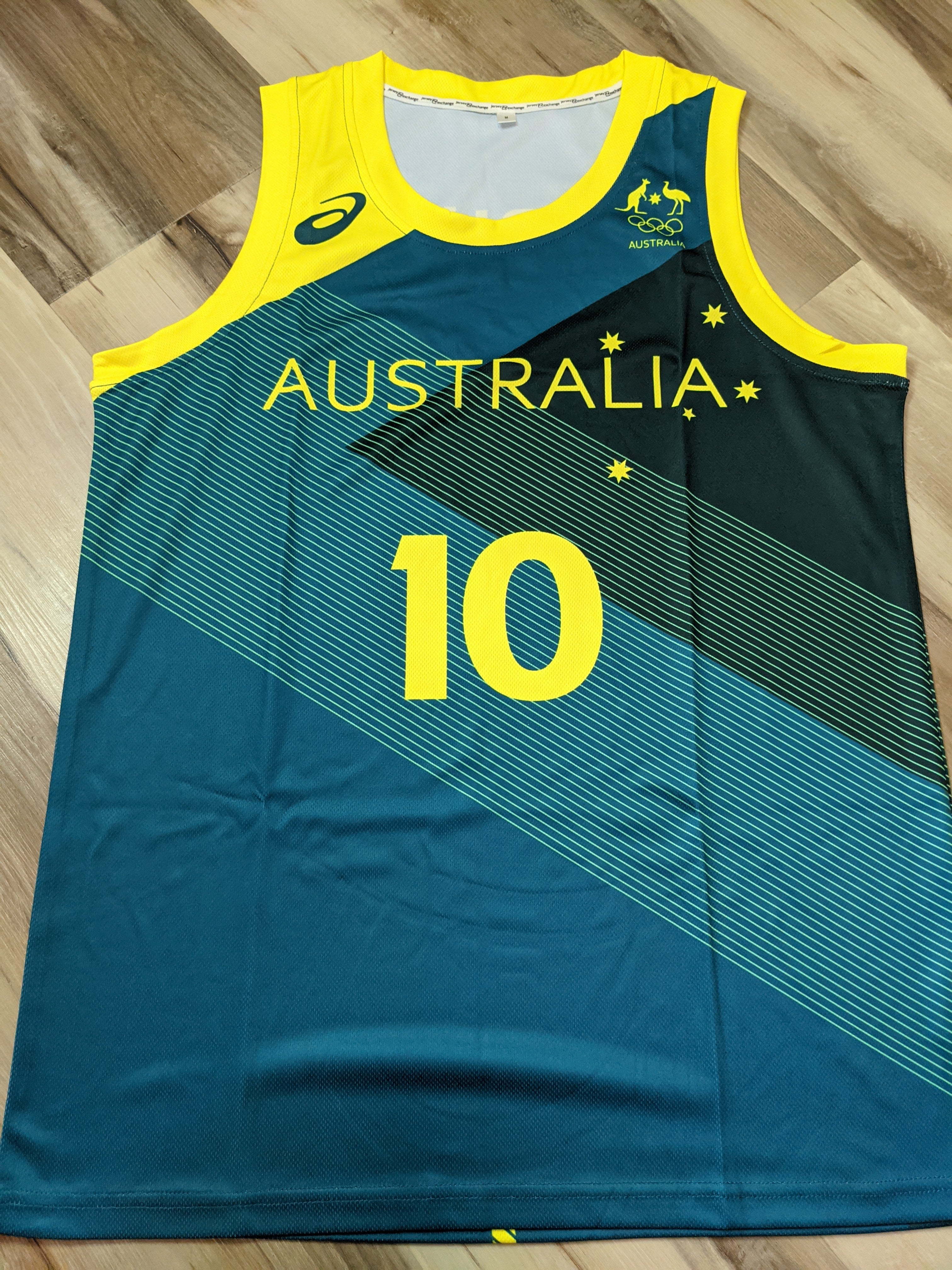 A jersey design concept for the Australia Boomers basketball team.