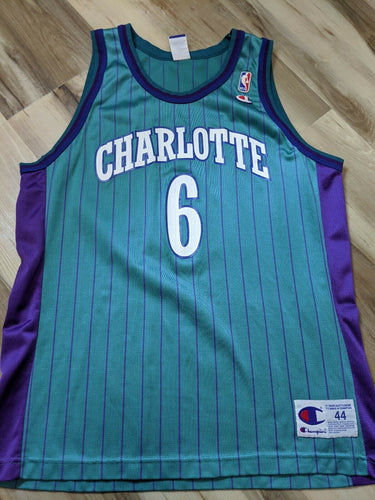 Vintage Champion Jersey - Eddie Jones Charlotte Hornets