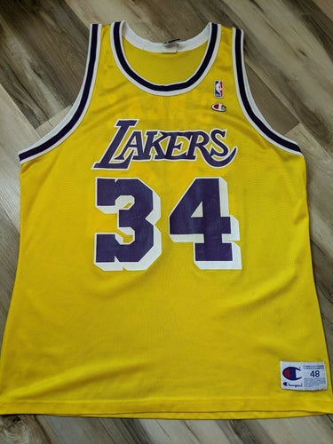 Vintage Champion Jersey - Shaquille O'Neal Los Angeles Lakers