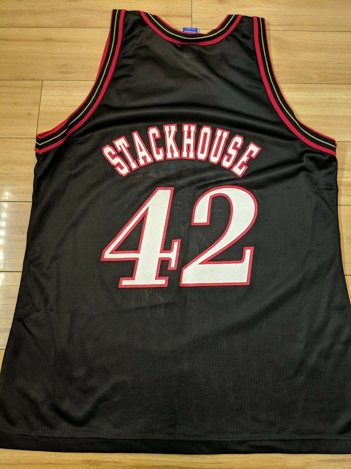 Vintage Champion Brand Philadelphia 76ers Jerry Stackhouse Jersey