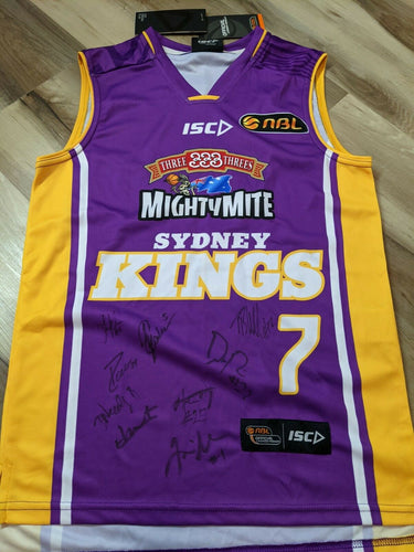 Autographed Collector's Jersey - Josh Childress 2013 Sydney Kings